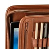 Onvaya® A4 Conference Folder, Black/Brown/Cognac, Files Folder, Business Folder, Writing