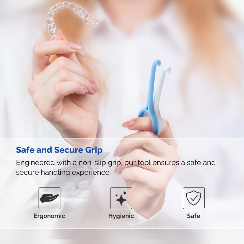 JMU Aligner Remover Tool, 2 Colors Clear Aligner Removal Tool,