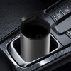 KOOMTOOM Alloy Mini Car Cup Holder Garbage Can, 300ml Dismountable