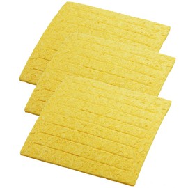 Weller TC205 (Pack of 3) Solder Tip Cleaning Sponge with Slits, 2-5/8" x 2-5/8 x 5/8"