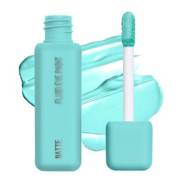 about-face Matte Fluid Eye Paint Replicant – High-Pigment Liquid Eyeshadow, Long-Lasting, No-Budge Matte Finish, Vegan & Cruelty-Free (Aqua)