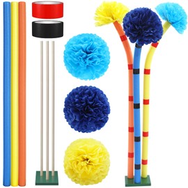 Civaner Civaner Back to School Classroom Fuzzy Tree Birthday Party Decorations DIY Read Across America Graduation Decorations Pool Noodles Classroom Suitable for Reading Room Parties Craft Projects