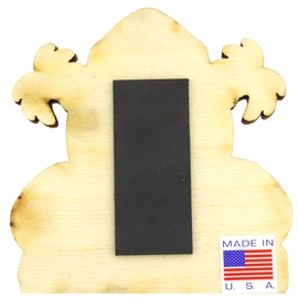 Myrtle Beach Wooden Shark Magnet, South Carolina Souvenir Accessory for Refrigerator and Locker, 3.25 Inches