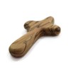 4" Hand Held Olive Wood Clinging Cross from Bethlehem in