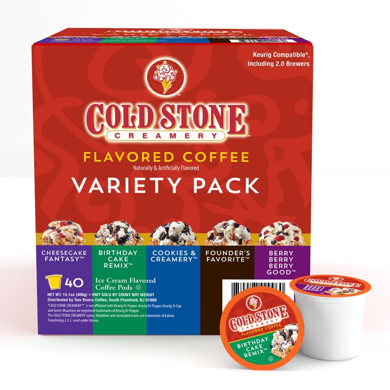 Cold Stone Creamery Beverages Coffee Pods Compatible with K Cup