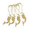 ZILucky 12Pcs Mermaid Decorative Shower Curtain Hooks Stainless Steel Rings