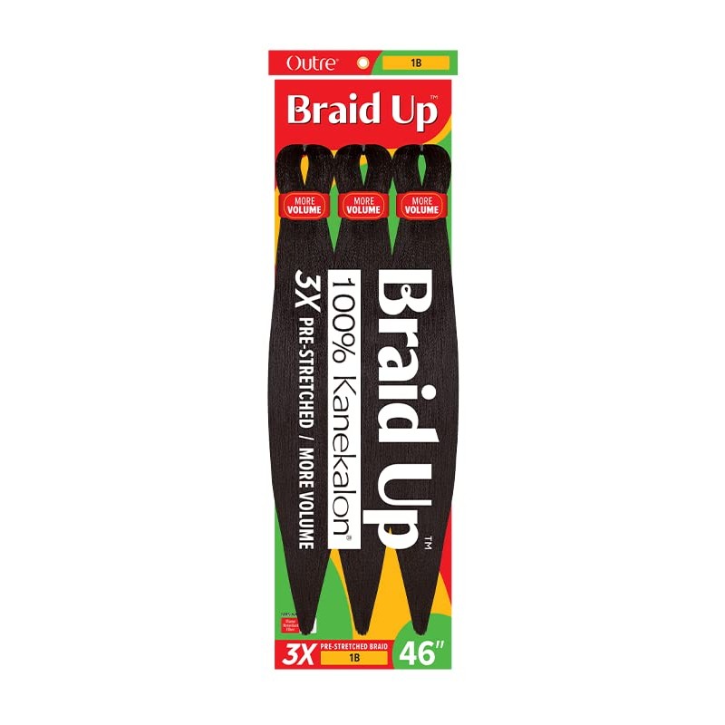 Outre Braid Up - Pre Stretched Braid 46" 3X (2Packs,