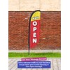 CustomForMe Feather Flag Kit - 12 Feet Tall Advertising Flag