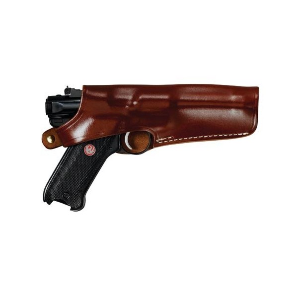 Triple K 196 Carrylite Holster for Ruger MK I, II, III with 5.5-Inch Barrel, Walnut Oil, Right