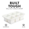 BLOXX Silicone Ice Cube Tray with Lid for Freezer |