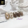 Champagne Gold Handmade Nail Tips - Long Almond / 샴페인골드