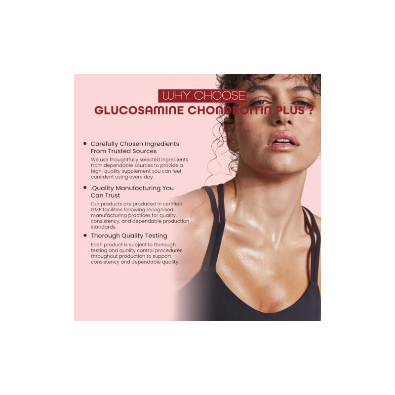 Glucosamine Sulfate & Chondroitin Complex with MSM, Turmeric, Hyaluronic Acid
