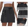 MIVEI Women's Hiking Cargo Skort Skirt High Waisted Golf Dressy