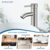 Airuida Bowl Vessel Sink Faucet Single Handle Single Hole Bathroom