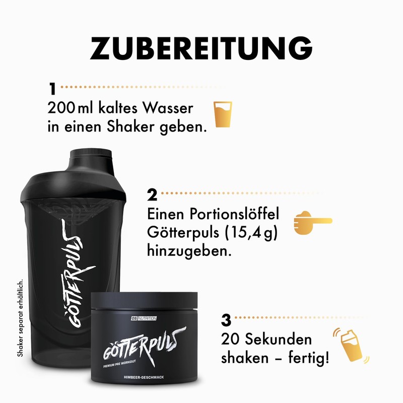 OS NUTRITION OS NUTRITION G?tterpuls Premium Pre Workout Booster Pfirsich-Eistee