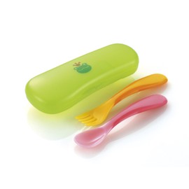 Richell Lunch Baby Food Spoon Set with case                                                                                                           