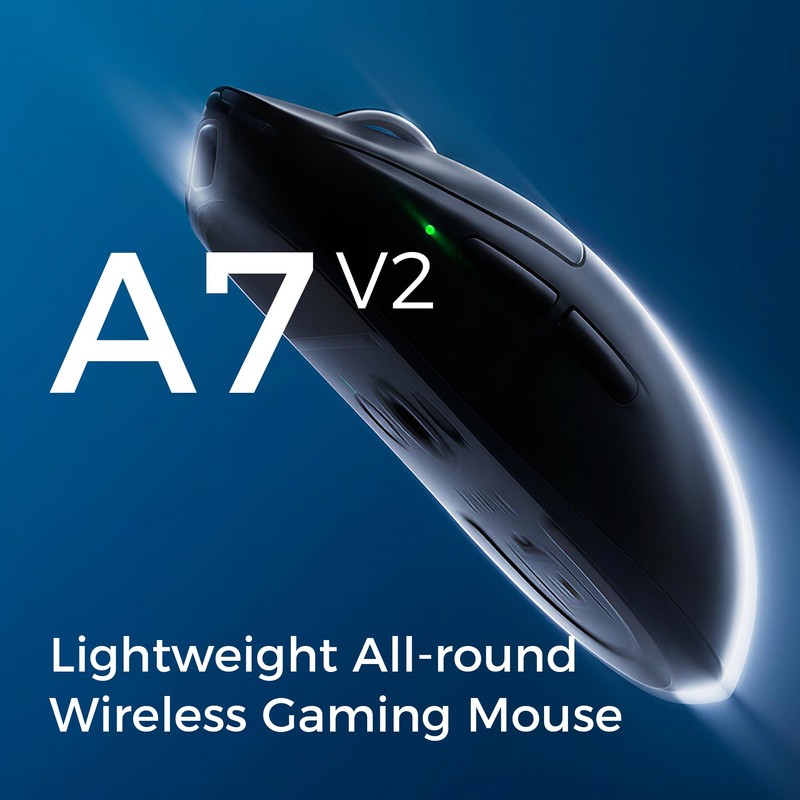 MCHOSE A7 V2 Ultra Wireless Gaming Mouse, 59g Ultra-Lightweight with