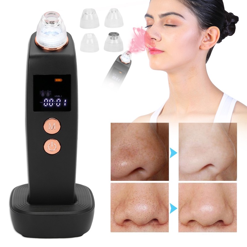 Visual Electric Blackhead Removal Machine Adjustable Vacuum Suction Face Pore