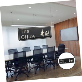 Operitacx 3pcs Office Sign The Office Wall Sign Funny Flags for Office Door Signs Wifi Password Sign The Office Birthday Decorations The Office Merchandise Acrylic Nameplate Business