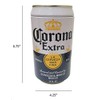 The Tin Box Company Corona Blue and White Can Bank