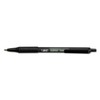 Soft Feel Retractable Ballpoint Pen, Black Ink, 1mm, Medium, Dozen
