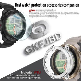 GKFJBD Polar Vantage M3 Screen Protector & Case Set, Pack of 3+1