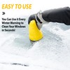 ZONETECH Electric Snow Ice Scraper USB Rechargeable - Premium Quality