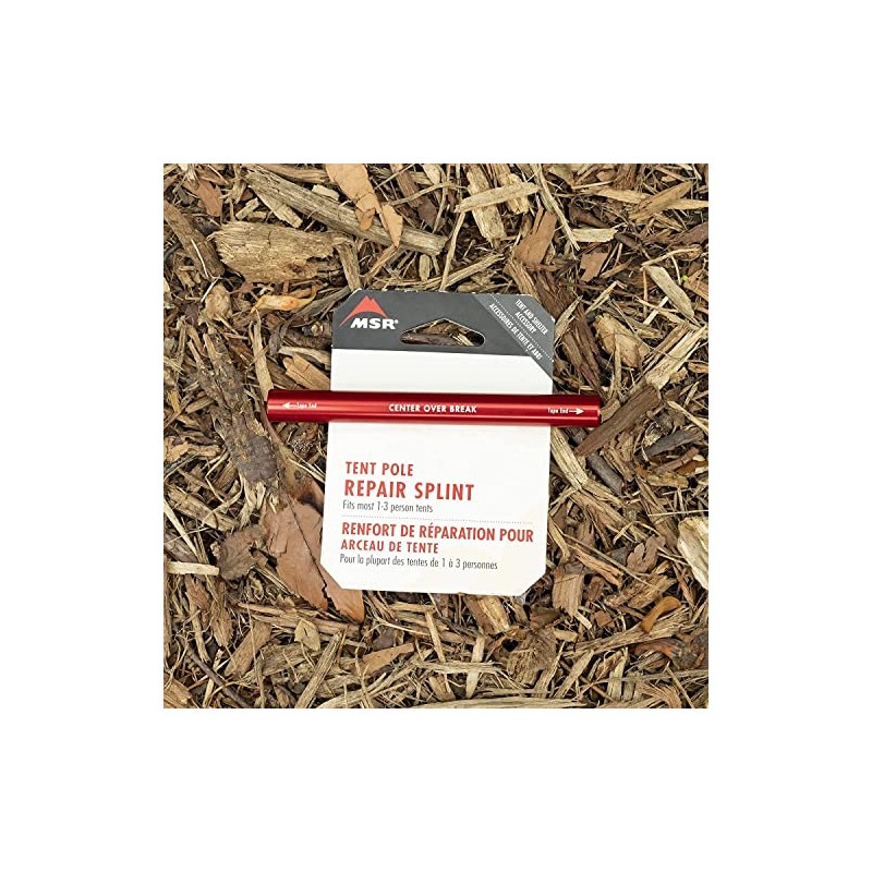 Msr TENT POLE REPAIR SPLINT, Color Red