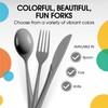 Exquisite Silver Plastic Forks 50 Pieces Silver Forks Disposable Utensils