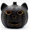 8" Battery Operated Jack-O-Lantern Cat