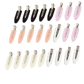 GeorgeX 25 Pinzas Cabello con Pasador sin Costuras Arrugas Pinzas para el Cabello para Mujer, sin Dobleces, Flequillo, Ondas, Aplicación de Maquillaje