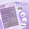 LZM Wispy Cluster Lashes - 144Pcs Lash Clusters 10-13mm Individual