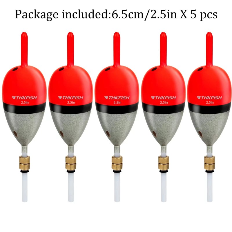 THKFISH Fishing Bobber Slip Bobber Fishing Floats for Crappie Balsa