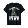 Forget toys i just wanna ride, Kids Dirt Bike T-Shirt