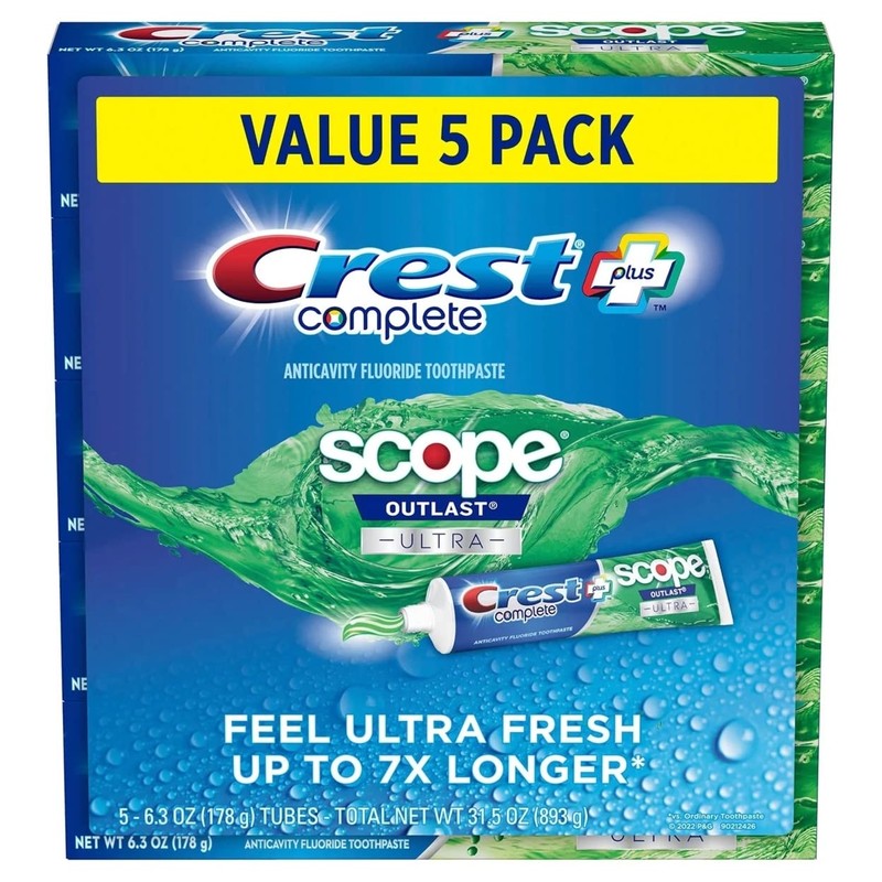 Crest Complete + Scope Outlast Ultra Toothpaste (6.3 oz., 5