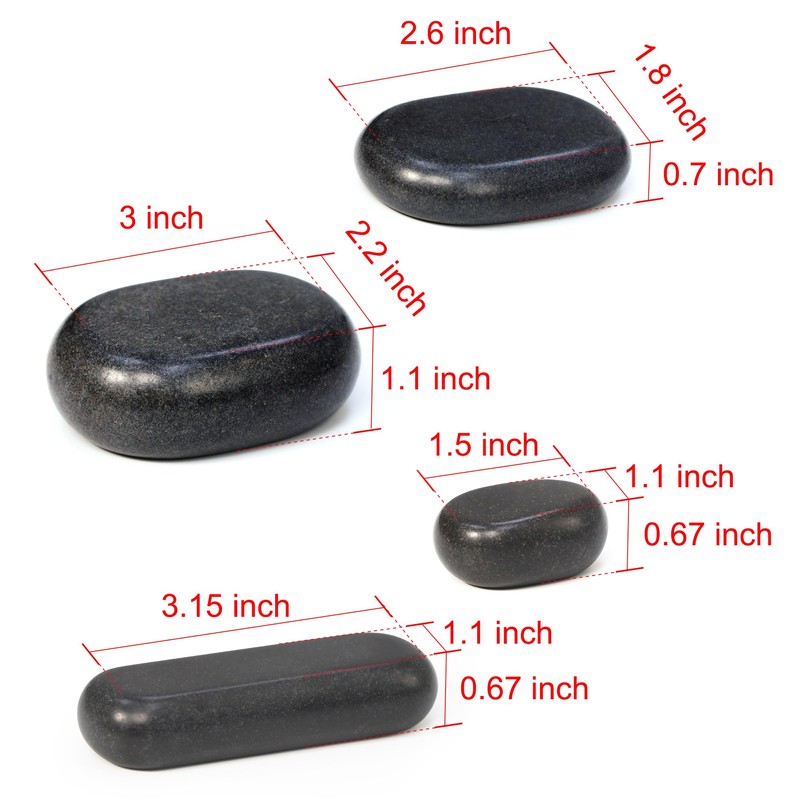 MASTER HEALTH PRODUCT Massage Essential Hot Stone Set Kit Package