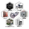 Hosiakly Locking Push Button Switch Alternate Power Mark LED Ring
