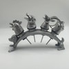 FAFAXOXO Animal Wine Pourer and Wine Bottle Stopper Holde Display