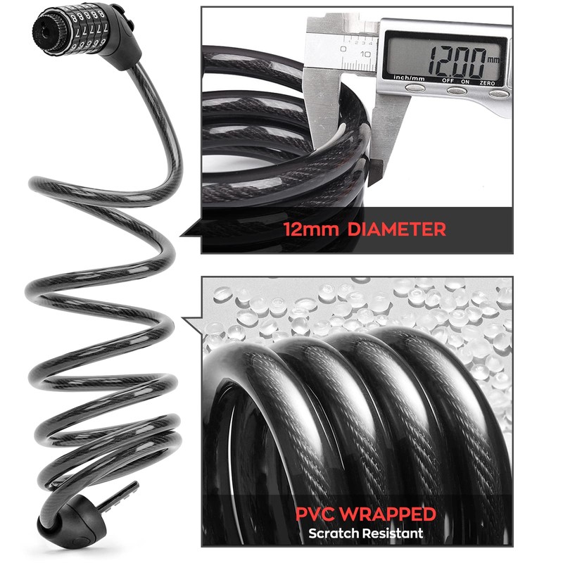 SEWAY Scooter Lock Cable for Xiaomi Mijia M365 ES Series,