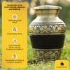 Mini Urns for Human Ashes Keepsake – Gold Brass and