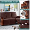 Ruaozz Waterproof Recliner Sofa Cover 1-Piece Couch Covers for Reclining
