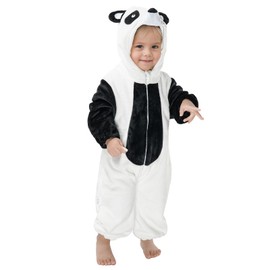 JiAmy Unisex Baby Romper Animal Winter Romper with Hood Toddler Long Sleeves Zip Thickened Fleece Autumn Jumpsuit Jumpsuit 2-24 Months, White