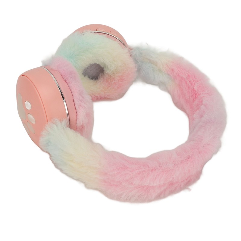Bluetooth Headset Multifunctional Foldable Cartoon Innovative Plush Warm Earmuff Deep