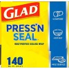 Glad Press'n Seal Plastic Food Wrap 140 sq. ft./roll, 2