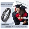EYQV Graduation Gifts for Him, Leather Bracelet Graduation Gifts for