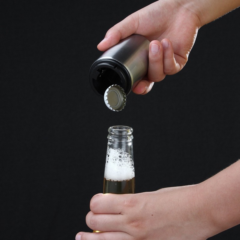 HQY Automatic Bottle Opener, No Cap Can Escape