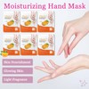 Hydrating Hand Masks, 6PCS Hand Mask Moisturizing Gloves for Men