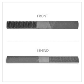 Newkiton 4 Way Wood Rasp File Carbon Hand File and Round Rasp Half Round Flat & Needle Files