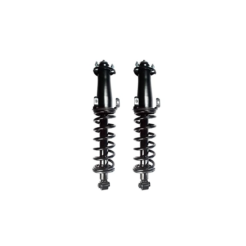 PM Auto Pair 2 Rear Quick Complete Strut-Coil Spring For