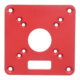 Router Base, Flip Board Made of Aluminium Alloy, Router Sub Base Plate with Pre-Drilled Holes Compatible with RT0700C and Other Routers